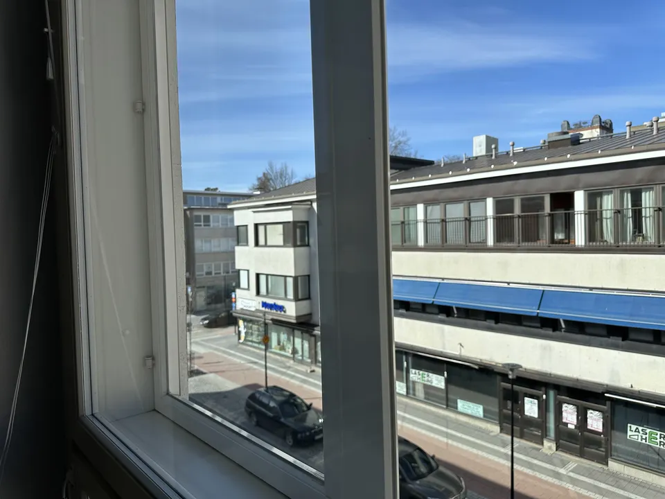 Ikkunanäkymä Nordealle